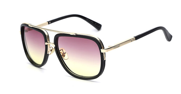Designer Gold Frame Sunglasses For Men