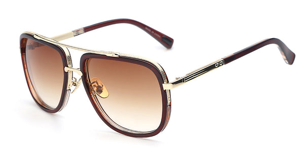 Designer Gold Frame Sunglasses For Men